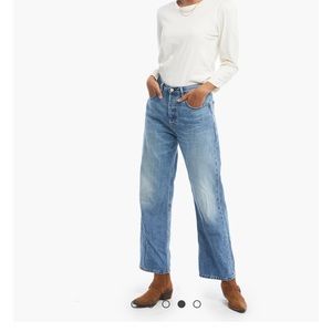 ABLE Wide Leg Boyfriend Jeans